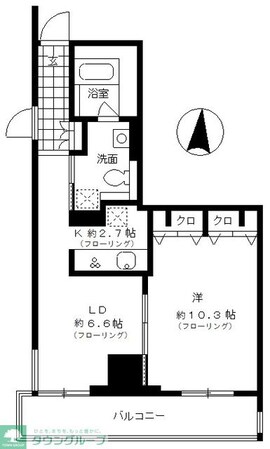 レジディア東桜IIの物件間取画像